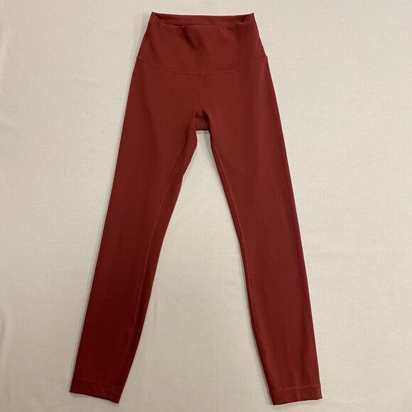 Lululemon Wunder Under High Rise Tight 25" Full On Luxtreme 4 Soft Cranberry - Picture 1 of 5